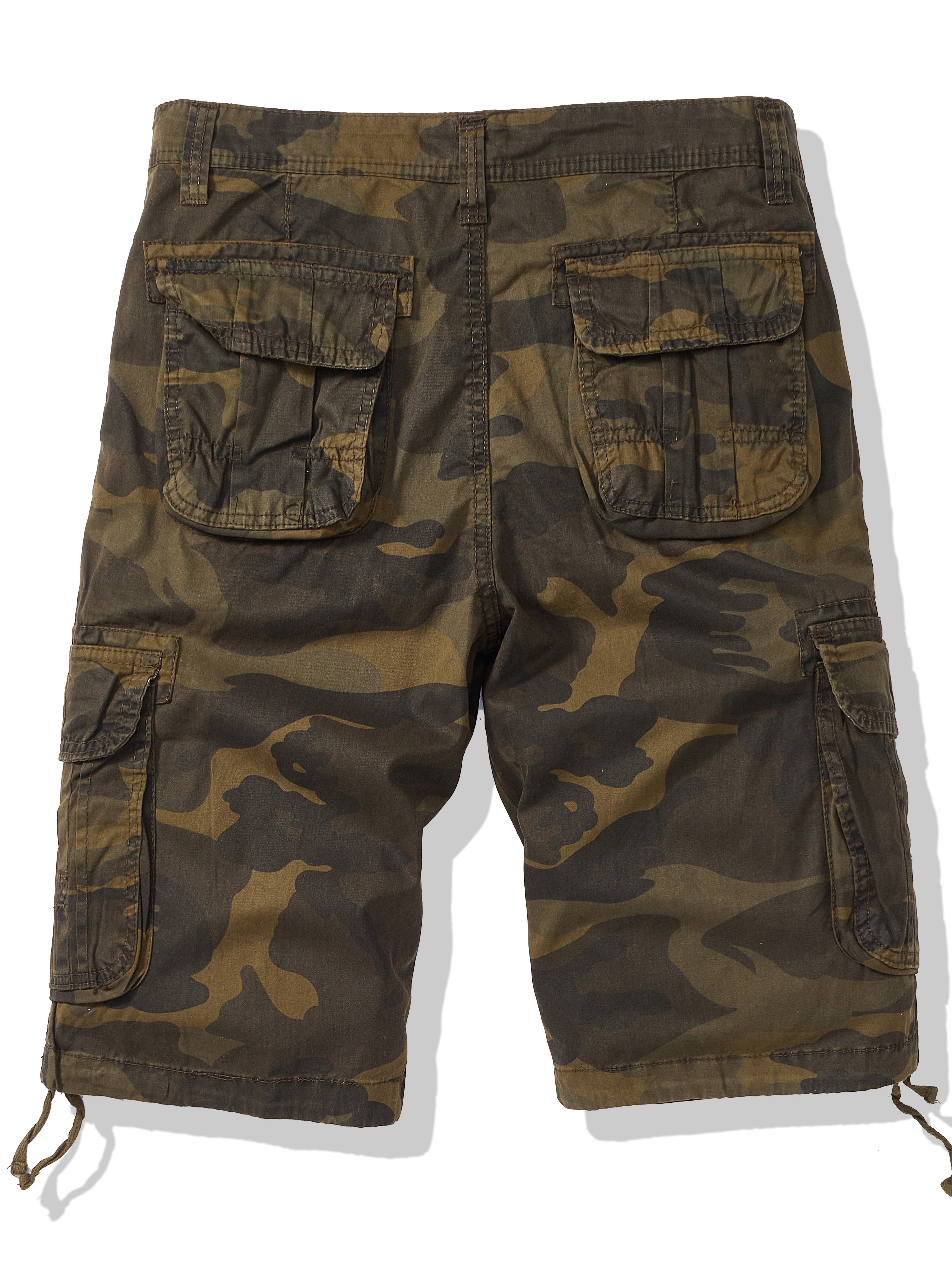 men's cotton comfy cargo shorts multiple Temu Morocco - Main Image
