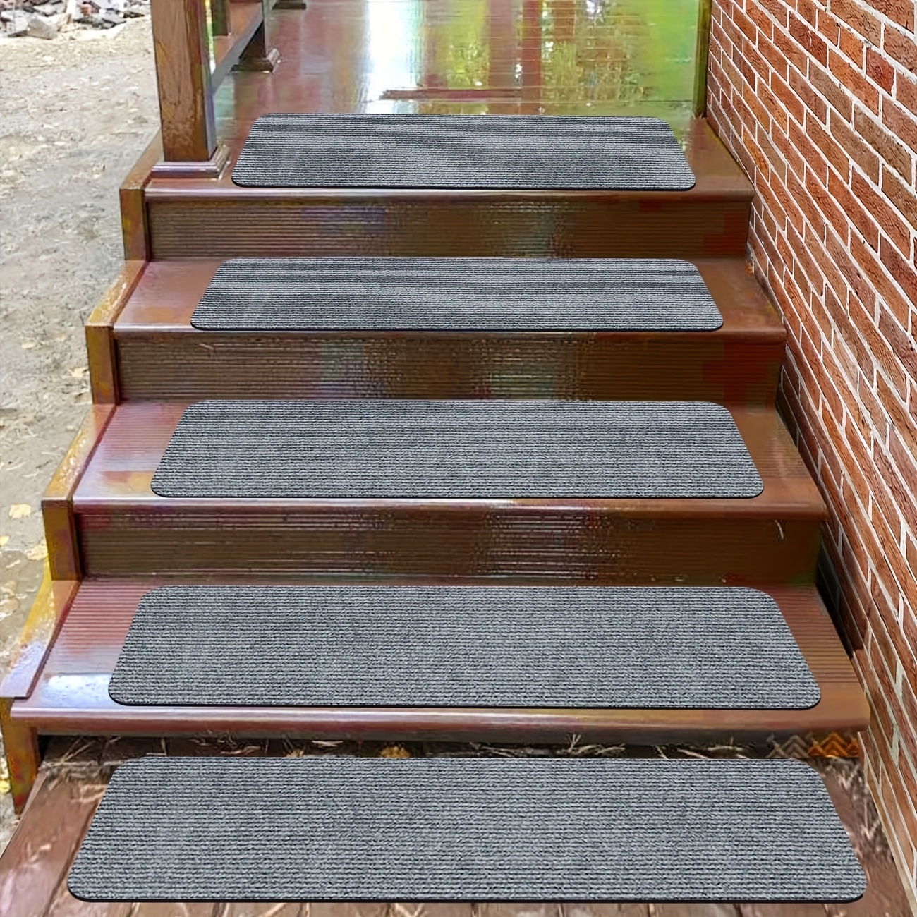 Heavy Duty Gummi Stufenmatte Treppenstufe Schritt Mats mit und Outdoor