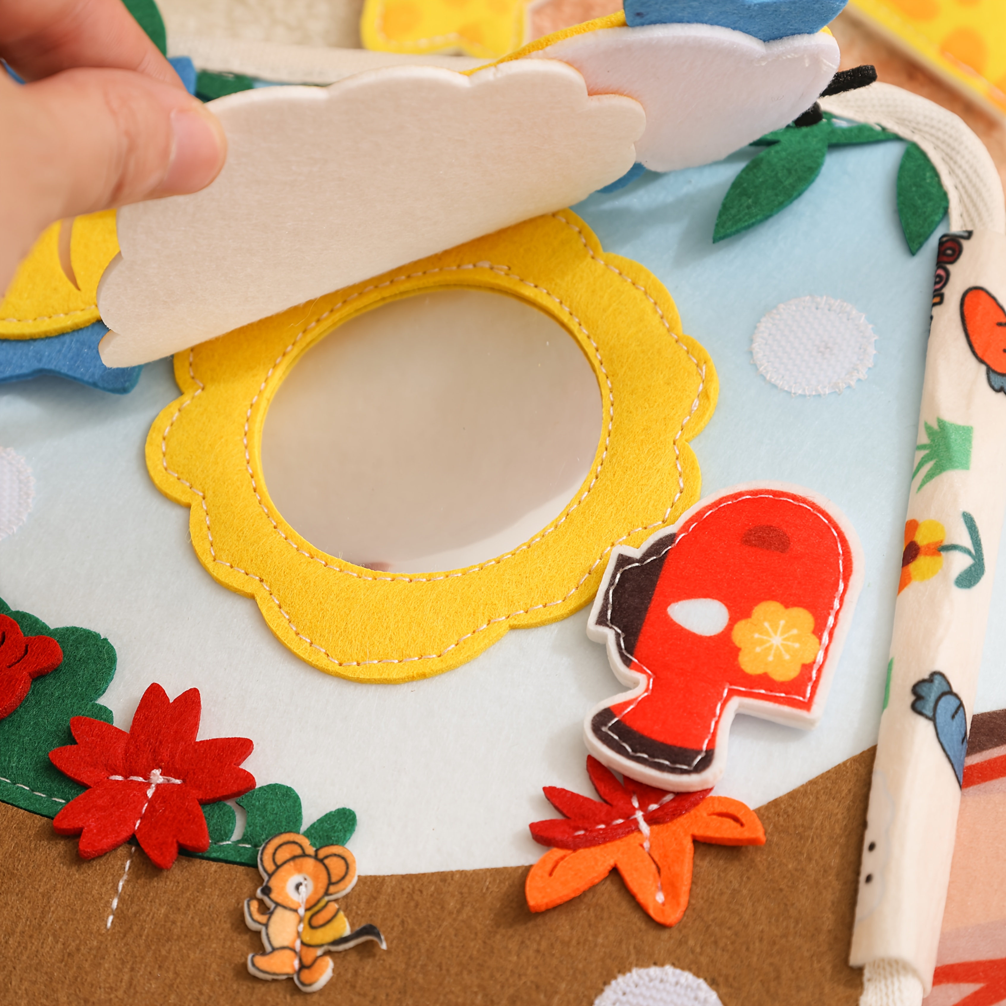 Little Bunny Cloth Book for Cognitive Learning