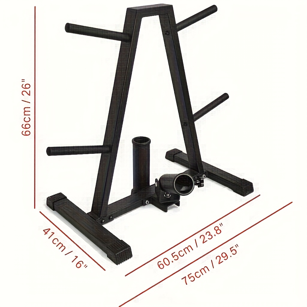 Dumbbell Rack Weight Plates CAP Barbell 1-Inch Holds 300lbs