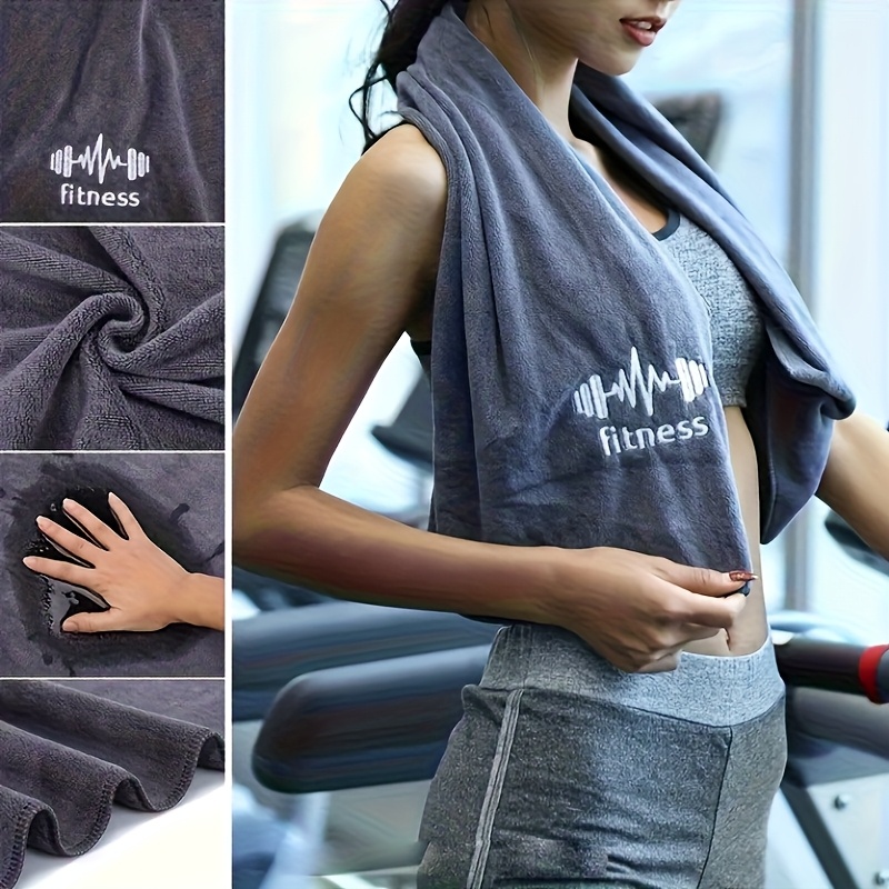 1pc, 2pcs, 3pcs Ultrafine Microfiber Fitness Towel, Yoga Towel, Sports Fitness Towel, Sweat Towel, Gym Sweat Towel, Hand
