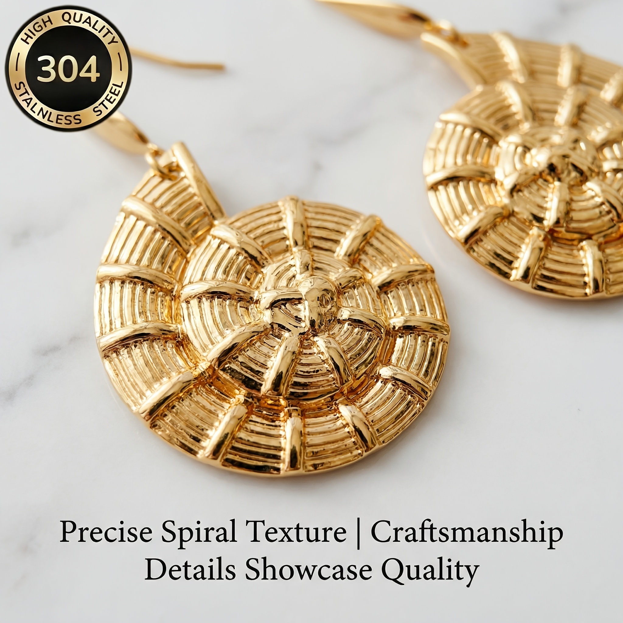 Women's Hypoallergenic Stainless Steel Earrings
