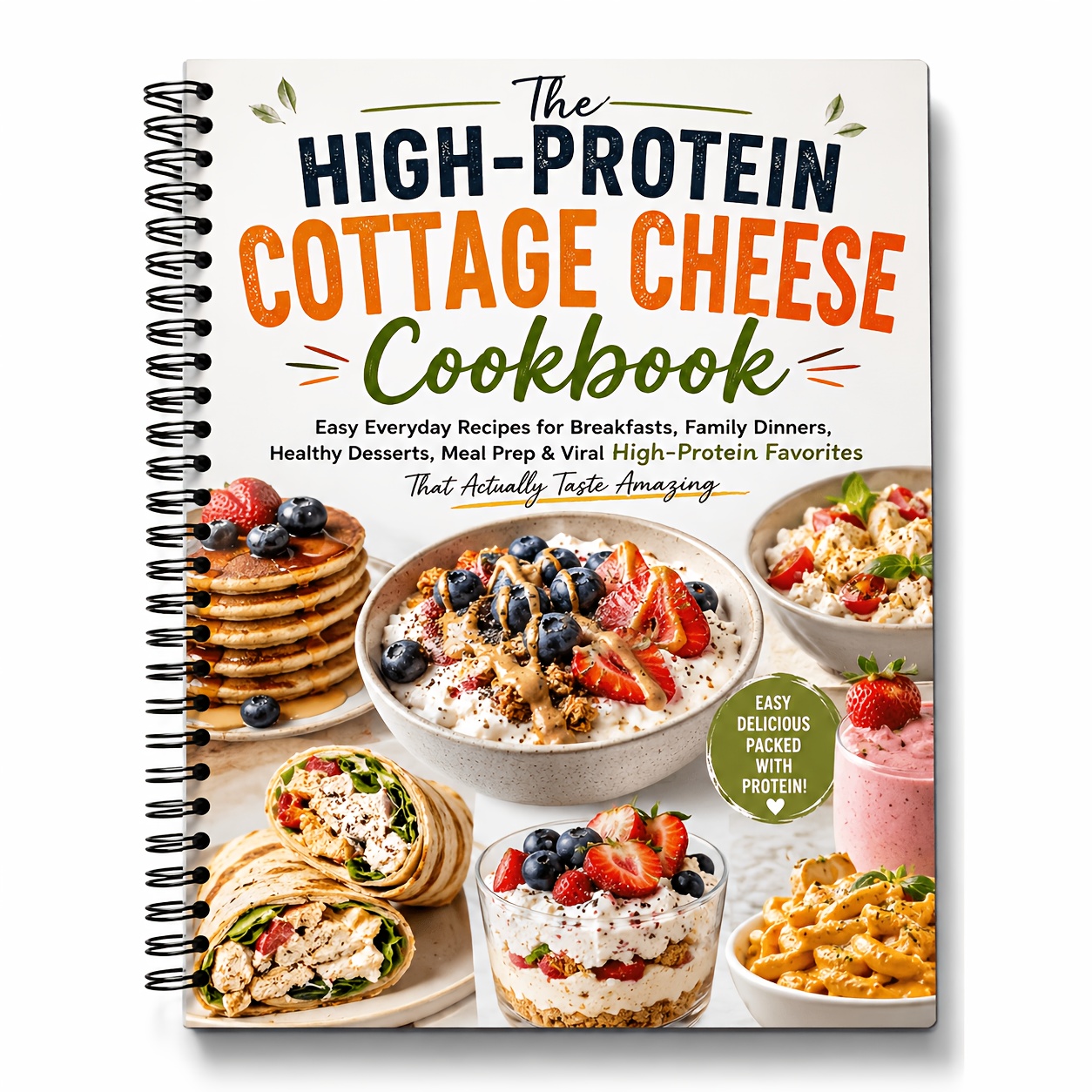 TEMU The High-protein Cottage Cheese Cookbook: Easy Everyday Recipes For Breakfasts, Family Dinners, Healthy Desserts, Meal Prep & Viral High-protein