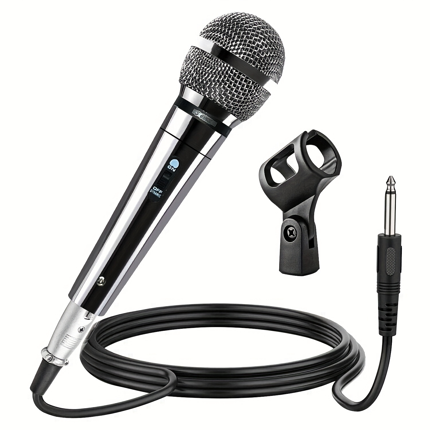 

Xlr Moving-coil Microphone Karaoke Singing Handheld Microfono Wired Professional One-way 1/4 Insert Cable Connection