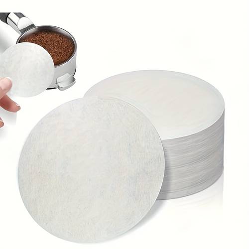 100pcs unbleached espresso coffee filters 51 54 58mm replacement for coffee machines use