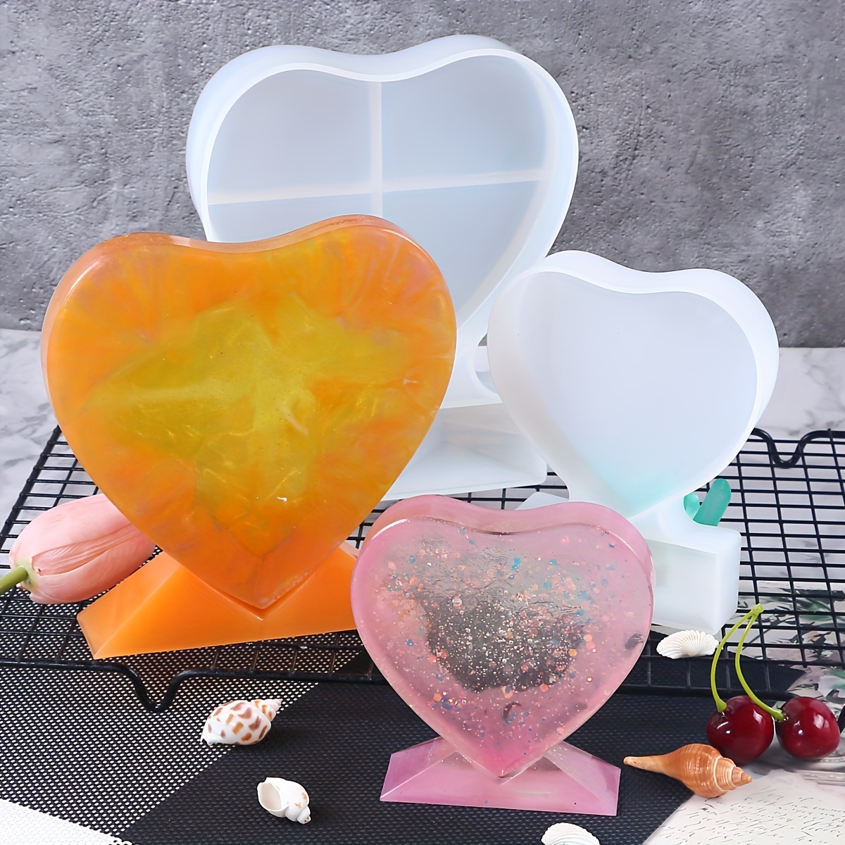 Forme alphabet Silicone Chiffres arabes Moule en résine époxy Numéro
