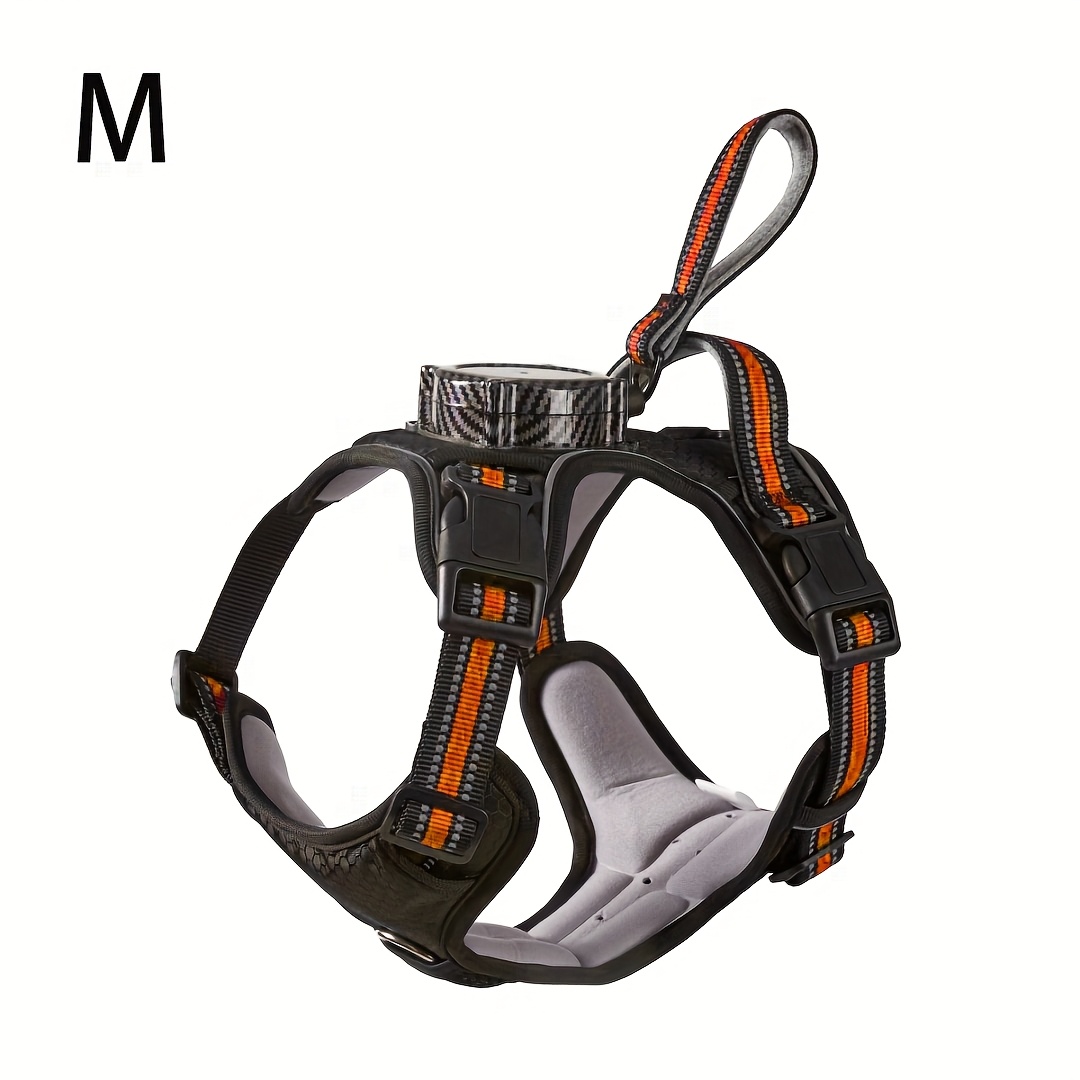 All-in-One Dog Harness, Collar, and Leash Set