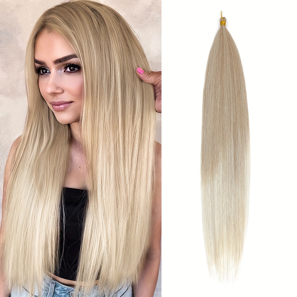 30 Pre-stretched Braiding Hair Bundle Blonde Tide blonde Ombre for