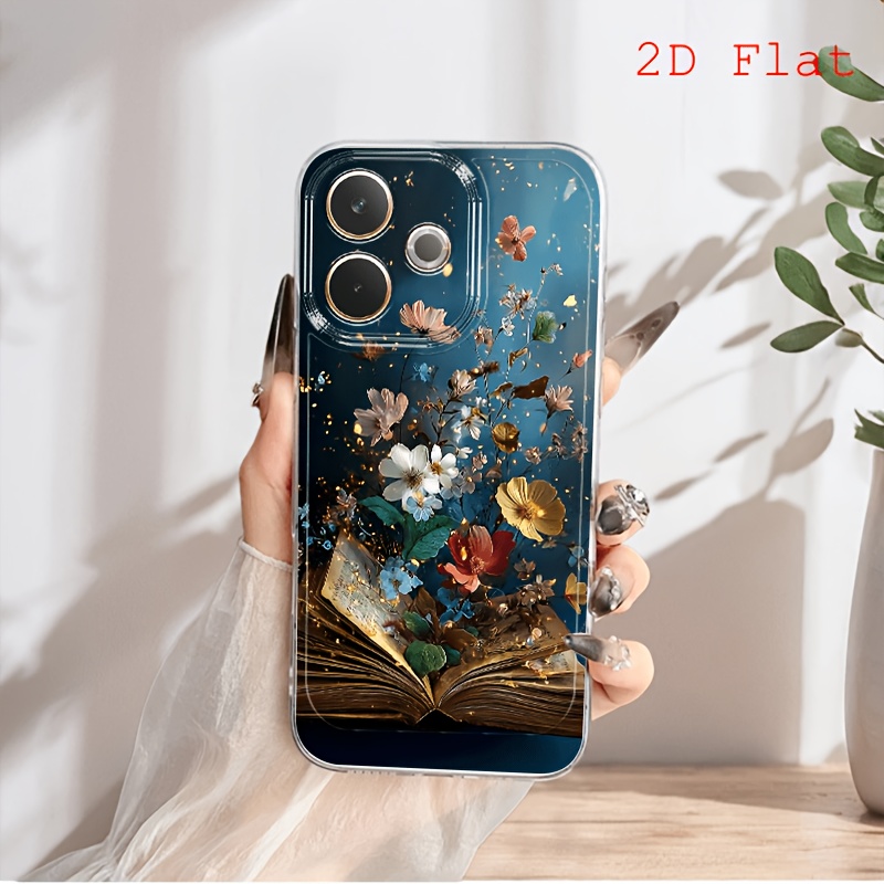 TEMU Phone Case: 2d Book And Phone Case, Suitable For Oppo A3, A3 Pro, A3x, A5 5g, A5 Pro, A5x, A5i, A16, A17k, A18, A20, A38, A40, A55, A57, A57s,