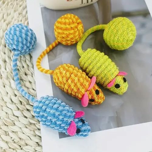 Interactive Cat Toy Mouse Shaped Teaser Stick Hours Fun! - Temu
