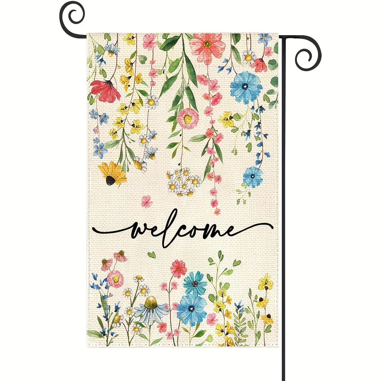 Winter-Willkommensflagge 71,1 X 101,6 Cm – Doppelseitig, Wetterfest, Für Garten & Terrasse