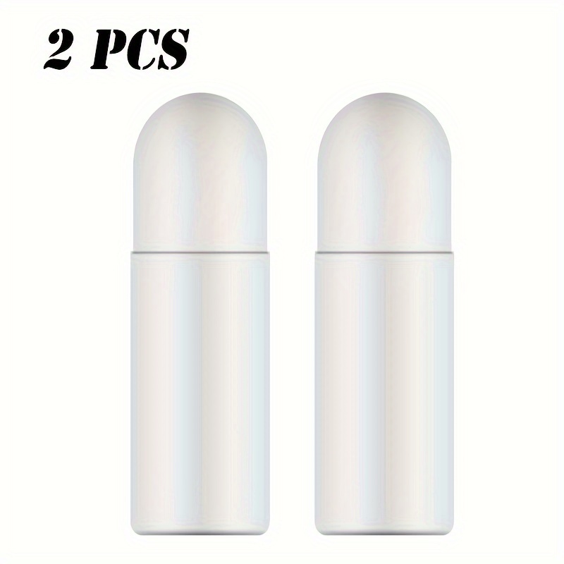 TEMU 2 Stück 50ml & 2 Stück 100ml Leere Nachfüllbare -Flaschen aus Kunststoff, Wiederverwendbare, Auslaufsichere DIY-Behälter für Deodorants,