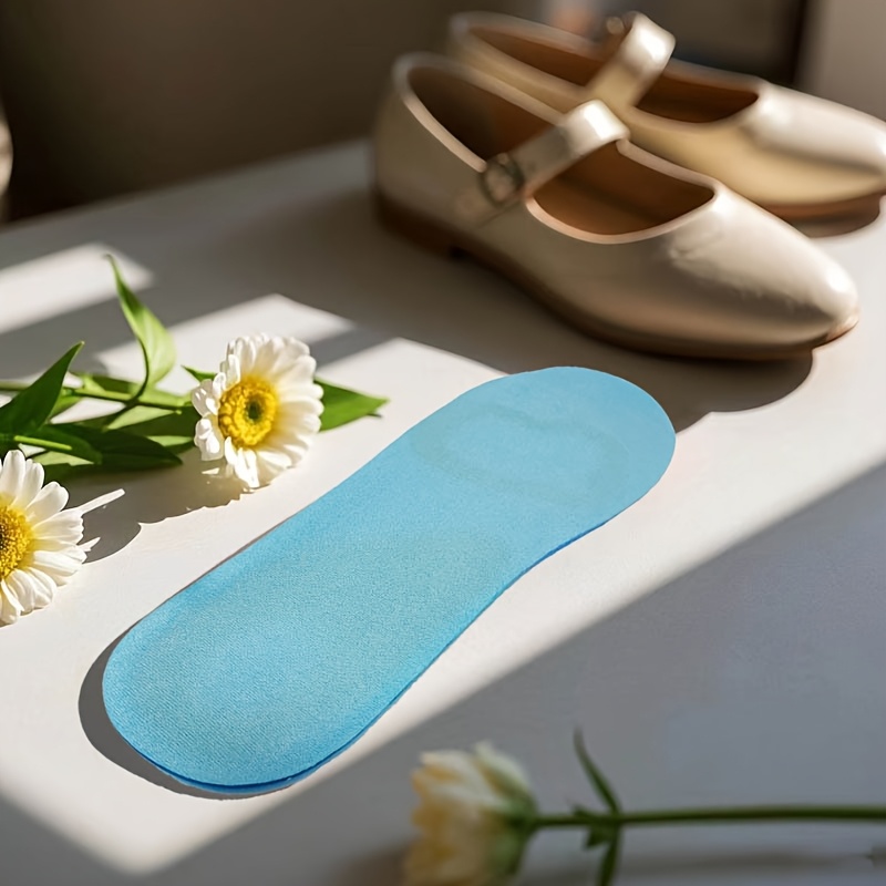 2pcs/pair Silicone Shock-absorbing Insoles PU Insoles Gel Insoles