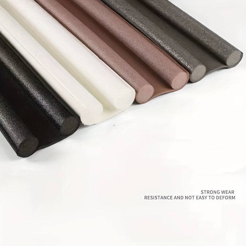 High-Quality Plastic Door Bottom Seal, Soft And Durable, Suitable for Office Furniture, Thickened Anti-Theft, Soundproof And Self-Adhesive Glass Doors And Wooden Door Seals, Home Decoration Windproof And Weatherproof Insulation, Sealant