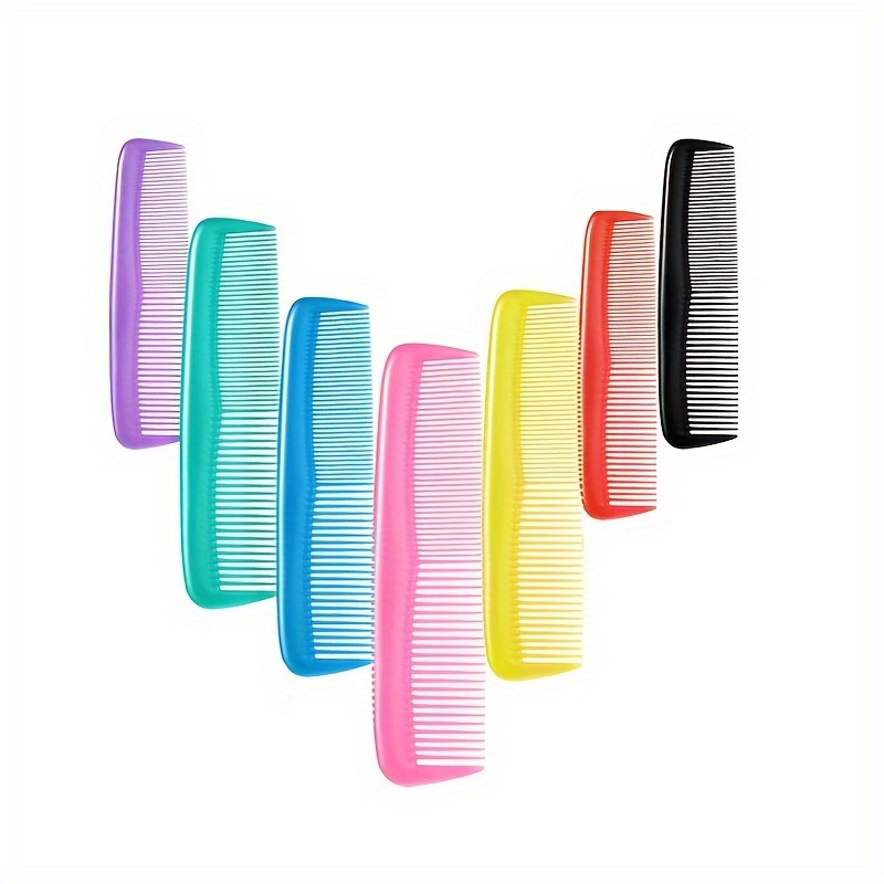

12pcs/set Portable Hairdressing Comb Thick Fine Tooth Hair Comb Anti Static Hair Comb
