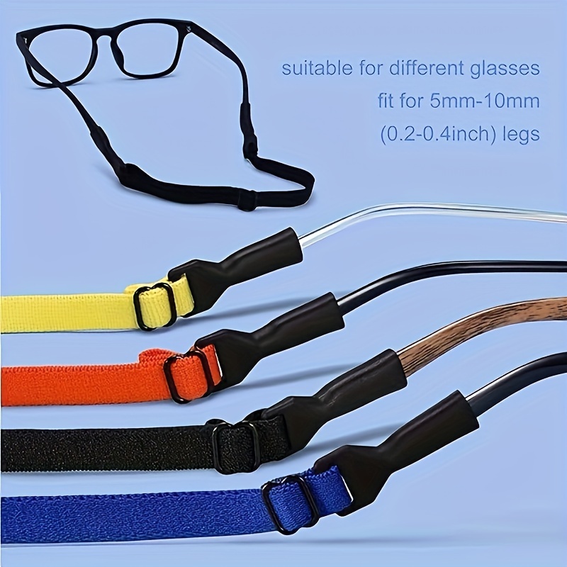 Set De 40 Connecteurs De Chaîne Pour Lunettes Réglables, Support De Dimension, Noir Et Argent, Uxcell