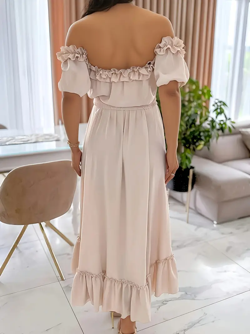 off one shoulder dress casual off 1 shoulder dress Petal and Pup Women's Santiago Off Shoulder Midi Dress -parroquiadesanalbertomagno.com