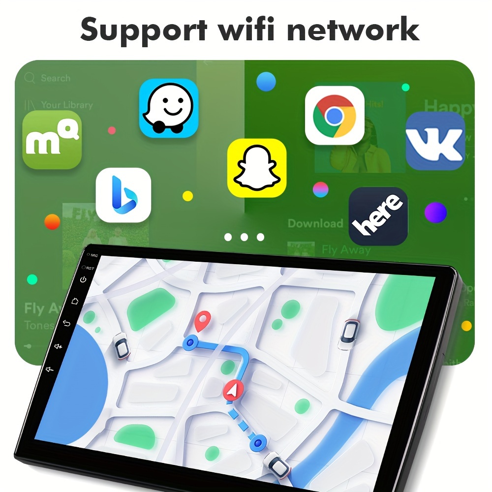 Android 12 Car Stereo Radio Toyota 2010 2015 Wireless Temu