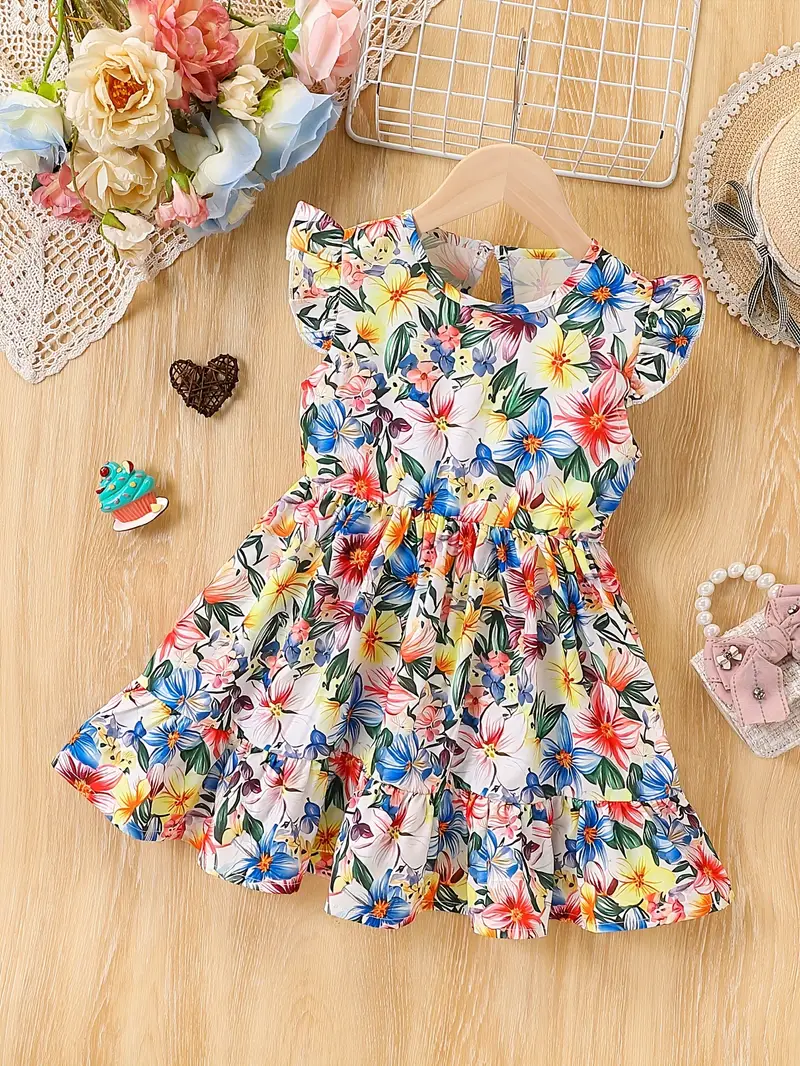 knee length summer floral dress Knee Length Summer Floral Dress For Daywear
