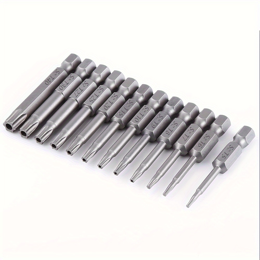 100pcs Security Screwdriver Bit Set - Standard & Tamper Proof Phillips,  Pozi, Slotted, Hex, Torx, Square, XZN, Spanner, Torq, TriWing & Clutch Bits