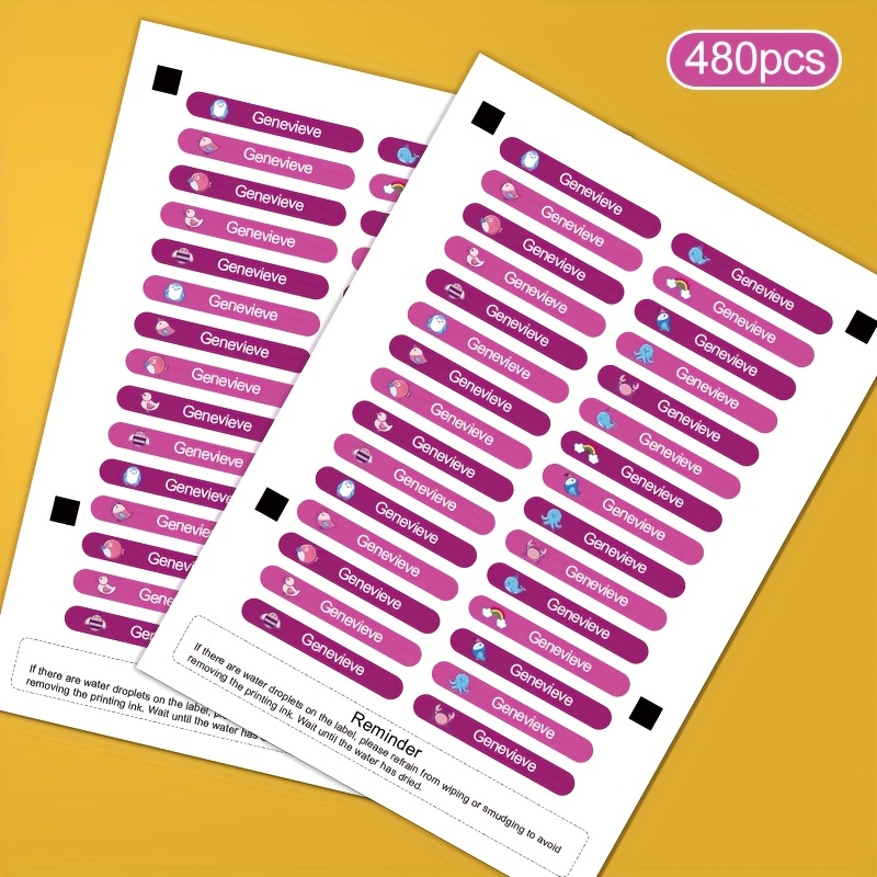Made-to-order Name Labels For School And Office Brilliance: Organize Your Academic And -an Ideal Solution For Busy Students, Dynamic Office Staff