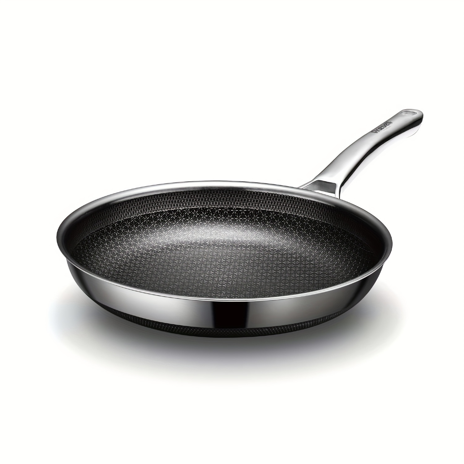 

Non Stick Frying Pans, 10 Inch Hybrid Frying Pans Nonstick, Non Stick Stainless Steel Skillets, Pfoa Free Cookware, Dishwasher And Oven Safe, Works On All Cooktops