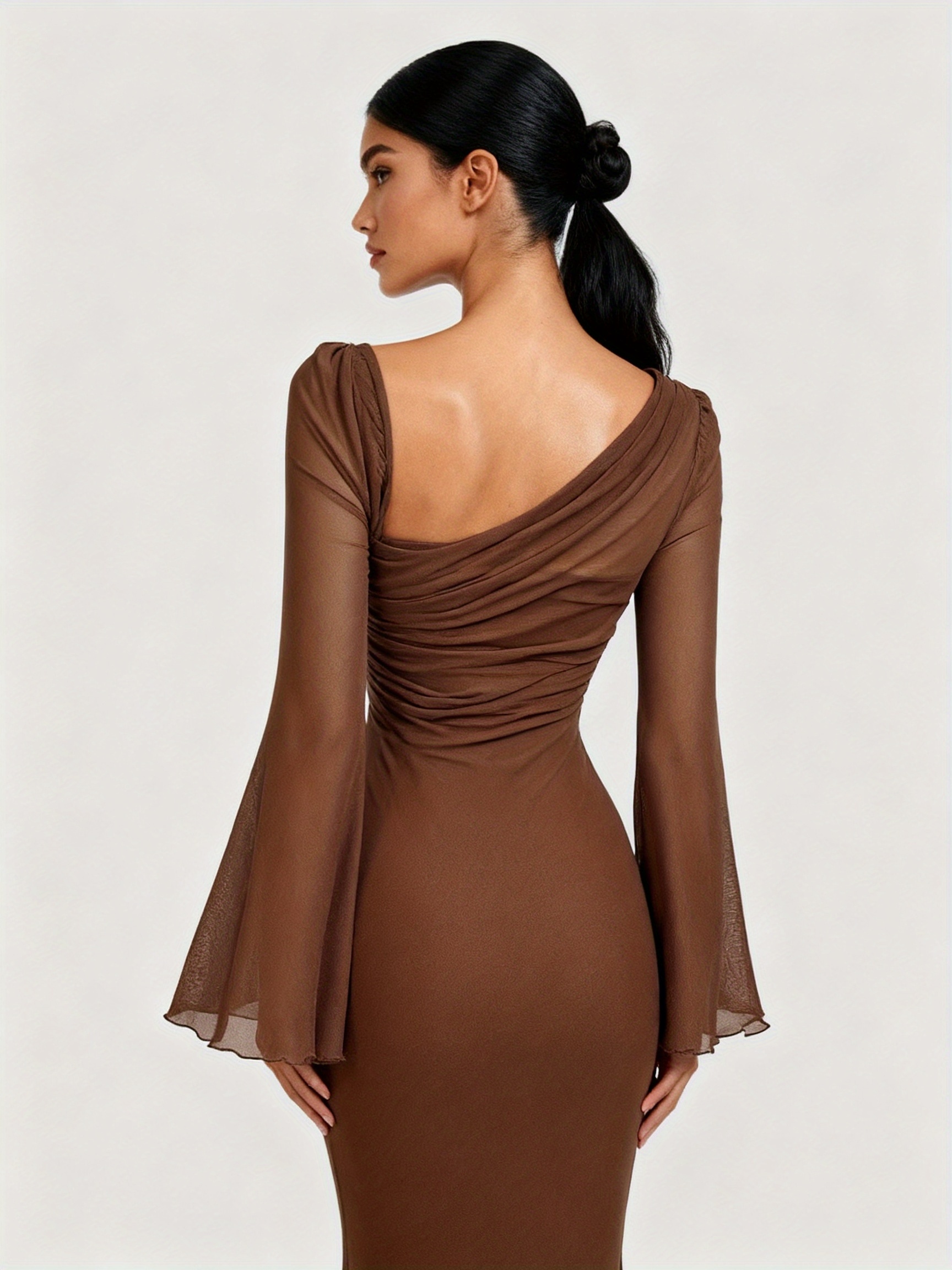slim fit dress slacks Western Front Button Flare Dress by Voodoo Vixen main image 1