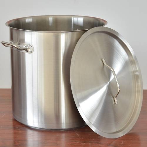 304 201 stainless steel composite tall bucket large capacity soup bucket composite stainless steel meat bucket oil bucket soup bucket stainless steel utensils suitable for home canteen with lid thickness 1 0mm 30cmxh30cm