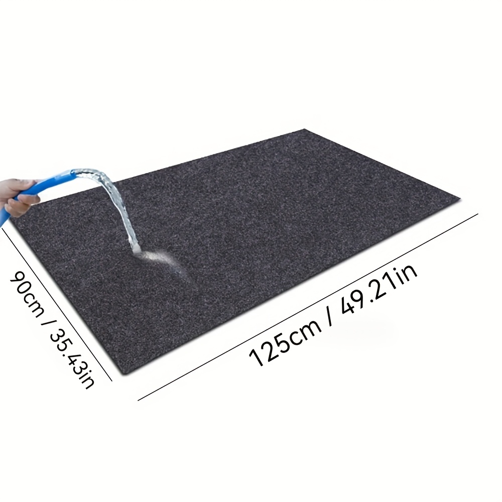 Image of 1pc, Bbq Base Deck And Patio Mat, Bbq Mat, For Protecting Decks, Suitable For Decks And Patios, Water-absorbing Oil-resistant Mat Cover