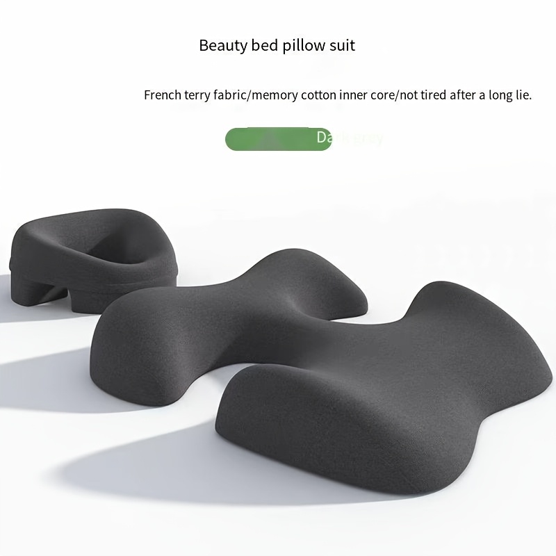 Image of Multi- Massage Pillow, Facial & Body Spa-, Contoured Anti-slip, Soft Microfiber, , Comfortable Neck, Back, And Chest Support, Ideal For Home , , Hand Wash Only, 200-/㎡ Density