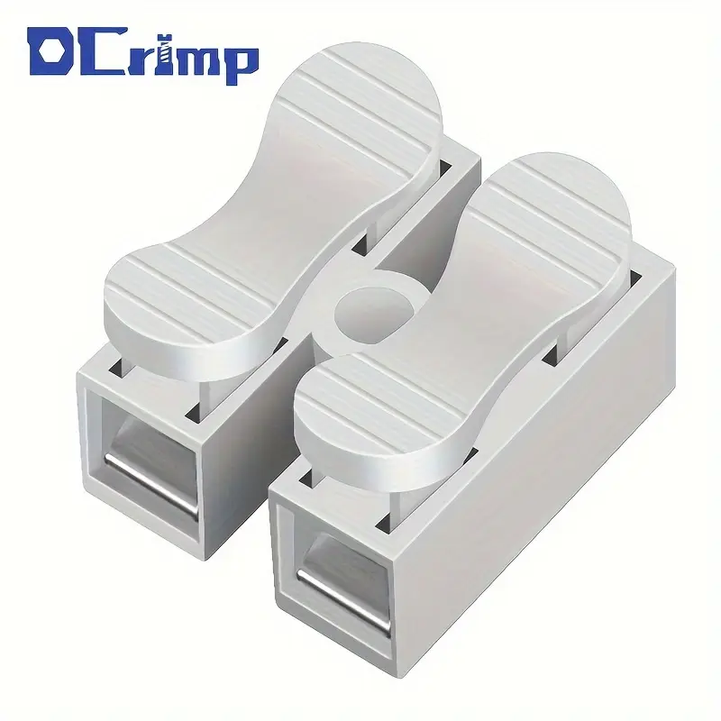 ch 2 quick connect wire terminals durable steel spring connectors for easy cable clamping supports 110v 240v 6