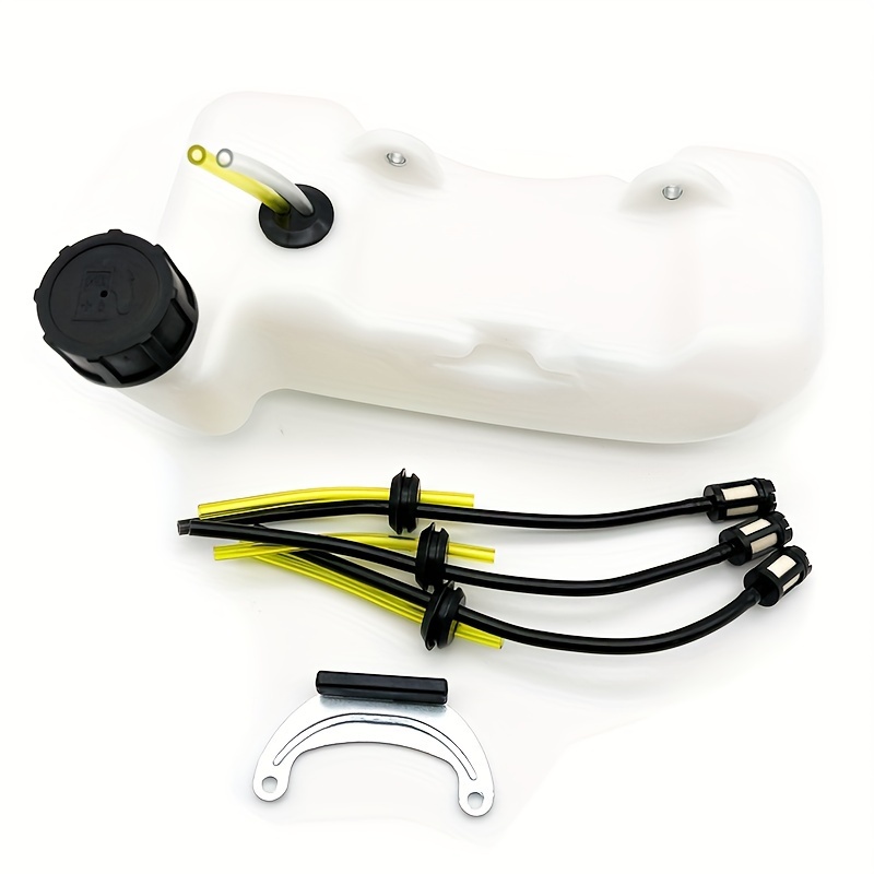 Image of Garden Tool Parts Accessories Fuel Tank With Bracket And Fuel Pipe Kit For Gasoline Brush Cutter 40-5
