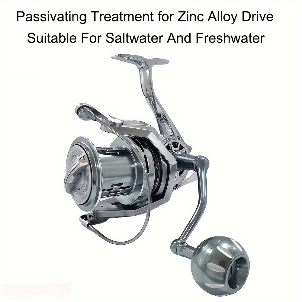 Buy CNC Full Metal Spinning Fishing Reel Powerful Saltwater Reel