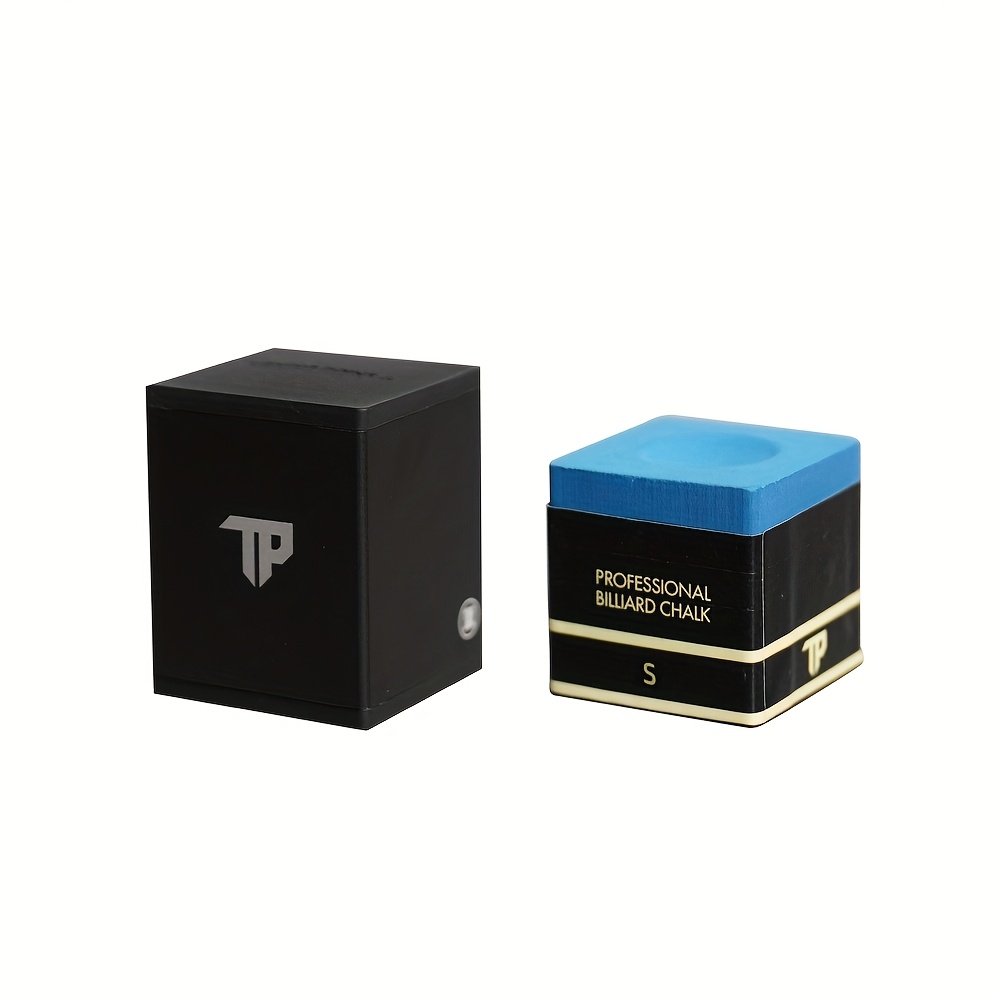 

1pièce Point de tournure TP Pro Chalk Chalk professionnel de billard, bleu, universel, chaux super fine, magnétique, boîtier en aluminium, matériau pierre, marque Turning Point