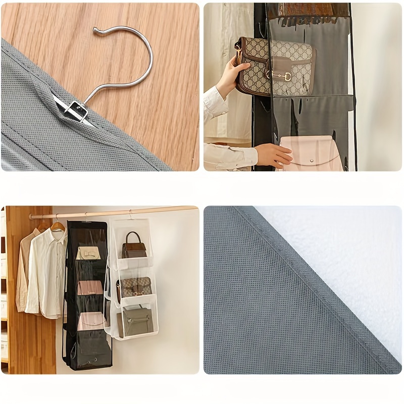 Hanging Purse Organizer Closet 4 Layers Wardrobe Space - Temu