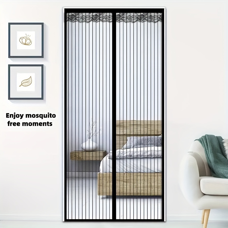 1pc magnetic door curtain summer insect proof mosquito net door screen fly proof self closing for   room invisible net