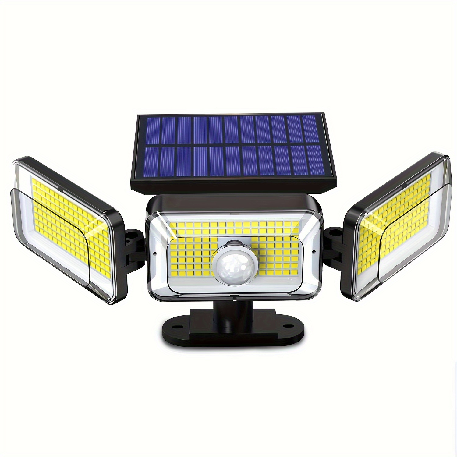 

368 Led Solar Motion Sensor Outdoor Light, 3 Solar Powered Motion Activated Outdoor Lights For Fencegarage, And Pathway