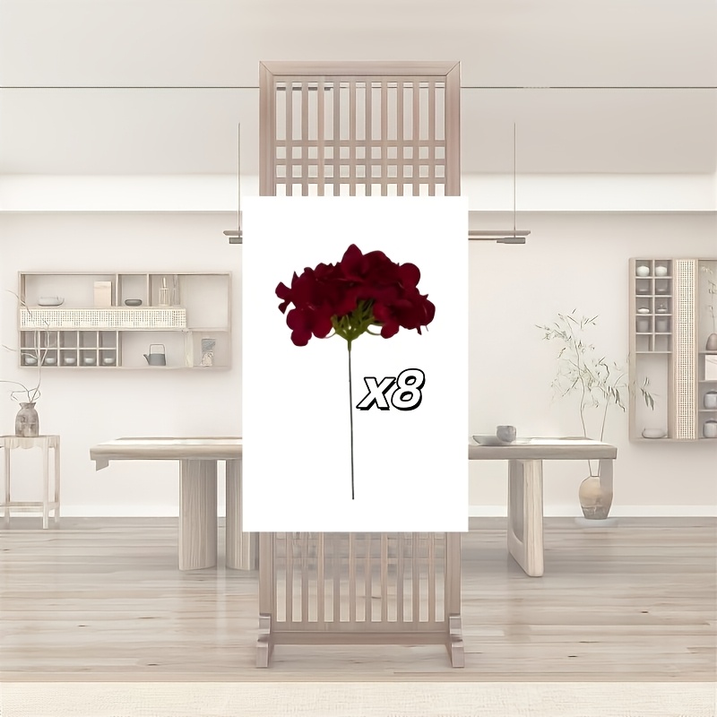TEMU 8pcs - Extra Large Premium Artificial , Suitable For Weddings, Home, Courtyard, Garden, Balcony, Party, Office, Tabletop, Birthday, And Other