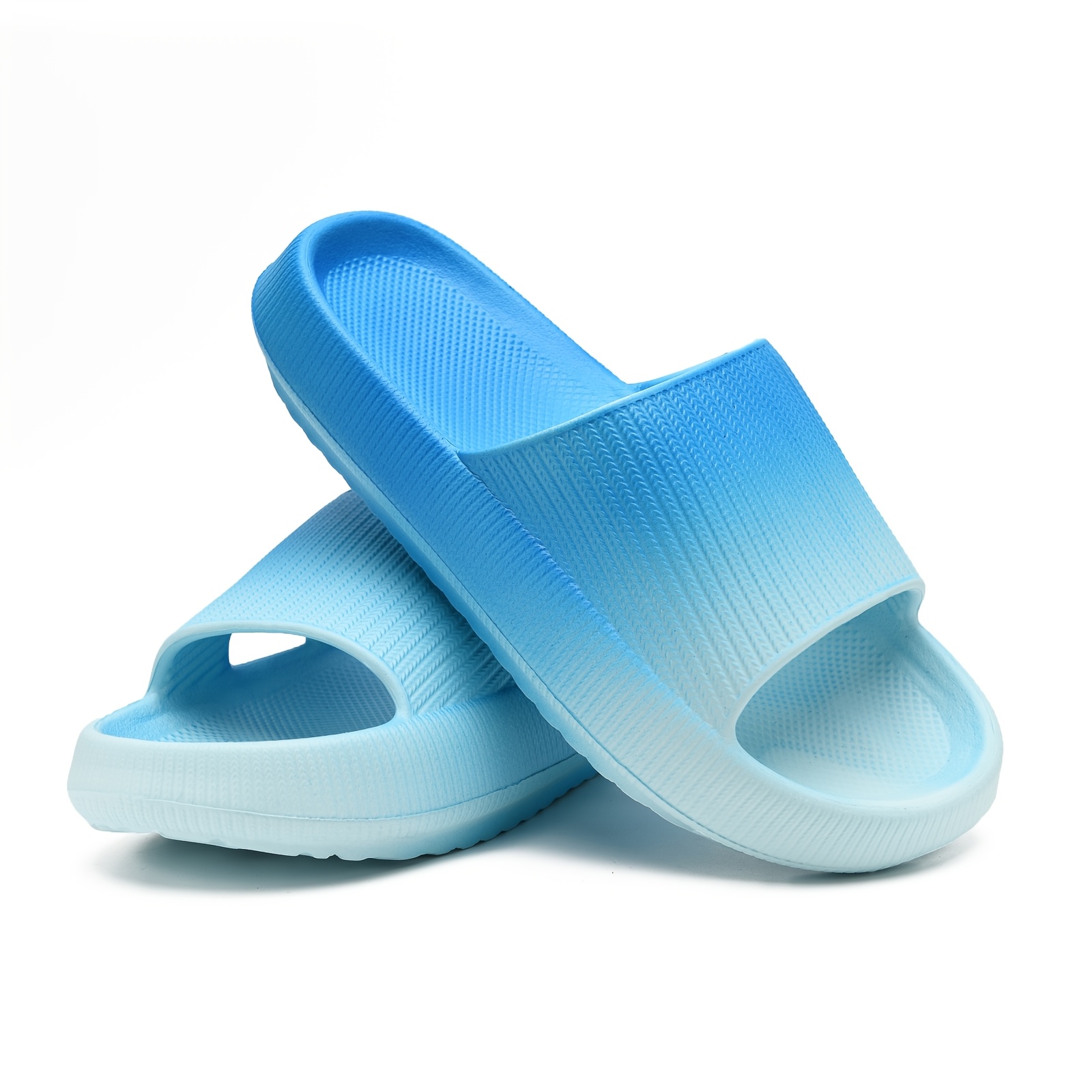 Acheter Pantoufles De Salle De Bain à Semelle Souple Pour Femmes, Couleur Unie, Chaussures D'intérieur Antidérapantes Pour La Maison, Nouvelle Collection D'été