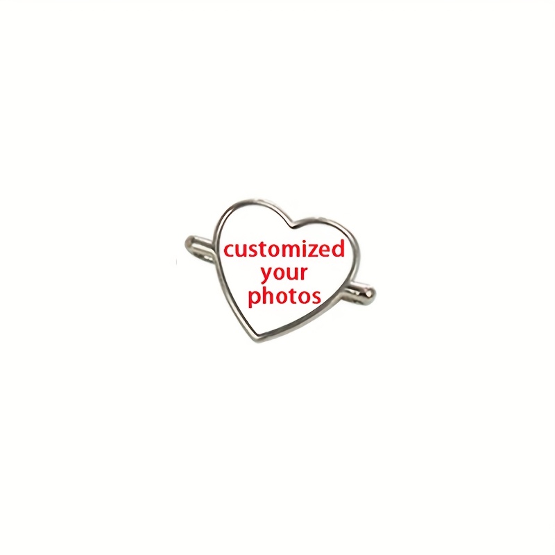 E-shop 1 Stück/2 Stücke Individuelle Foto-Armband-Deko-Accessoires, DIY Perlen Schmuckzubehör für personalisierte Geschenke – Geburtstags- &