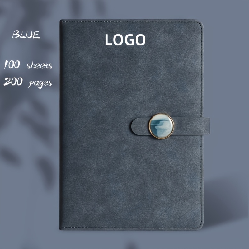 Custom A5 Faux Leather Password Notebook Gift Set
