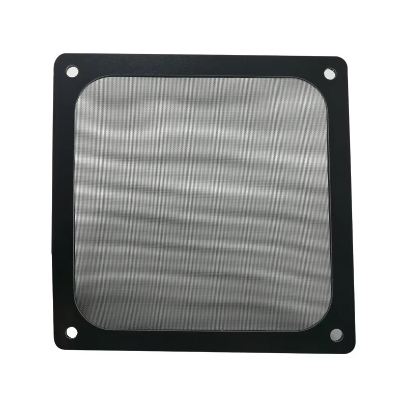 12x12cm Computer Case Fan Dust Filter Cover With Perforated Mesh Fan Filter Stainless Steel Filter Screen Cooling Fan Dust Cover