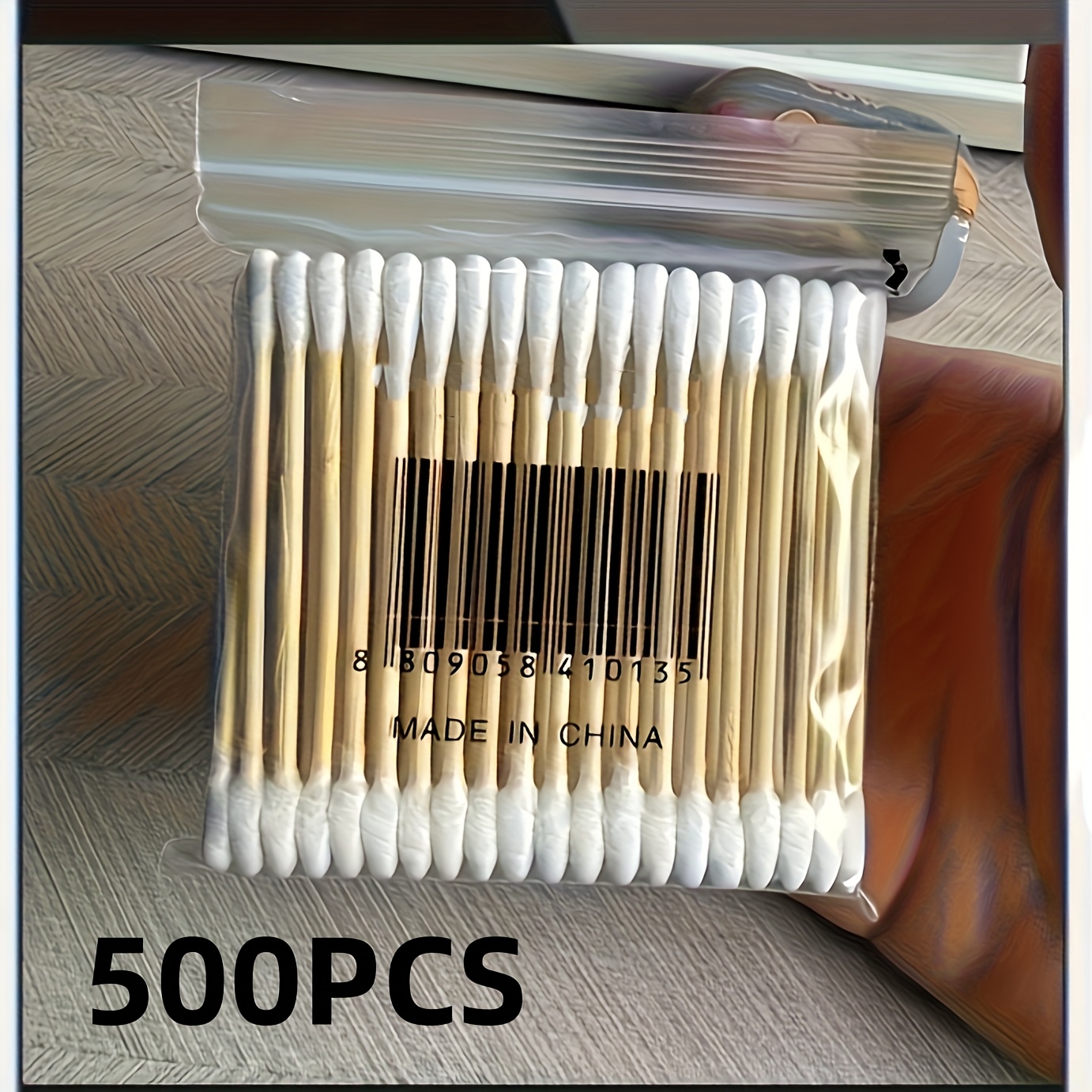 500pcs Paraben-free Double-ended Swabs For Gentle Ear Cleaning And Makeup Application