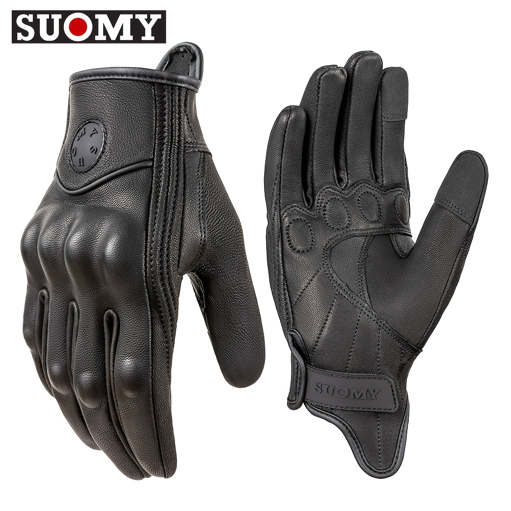 

Pu Leather Motorcycle Gloves Men Women Moto Real Leather Cycling Winter Glove Motorbike Motorcross Atv Motor New Bicycle