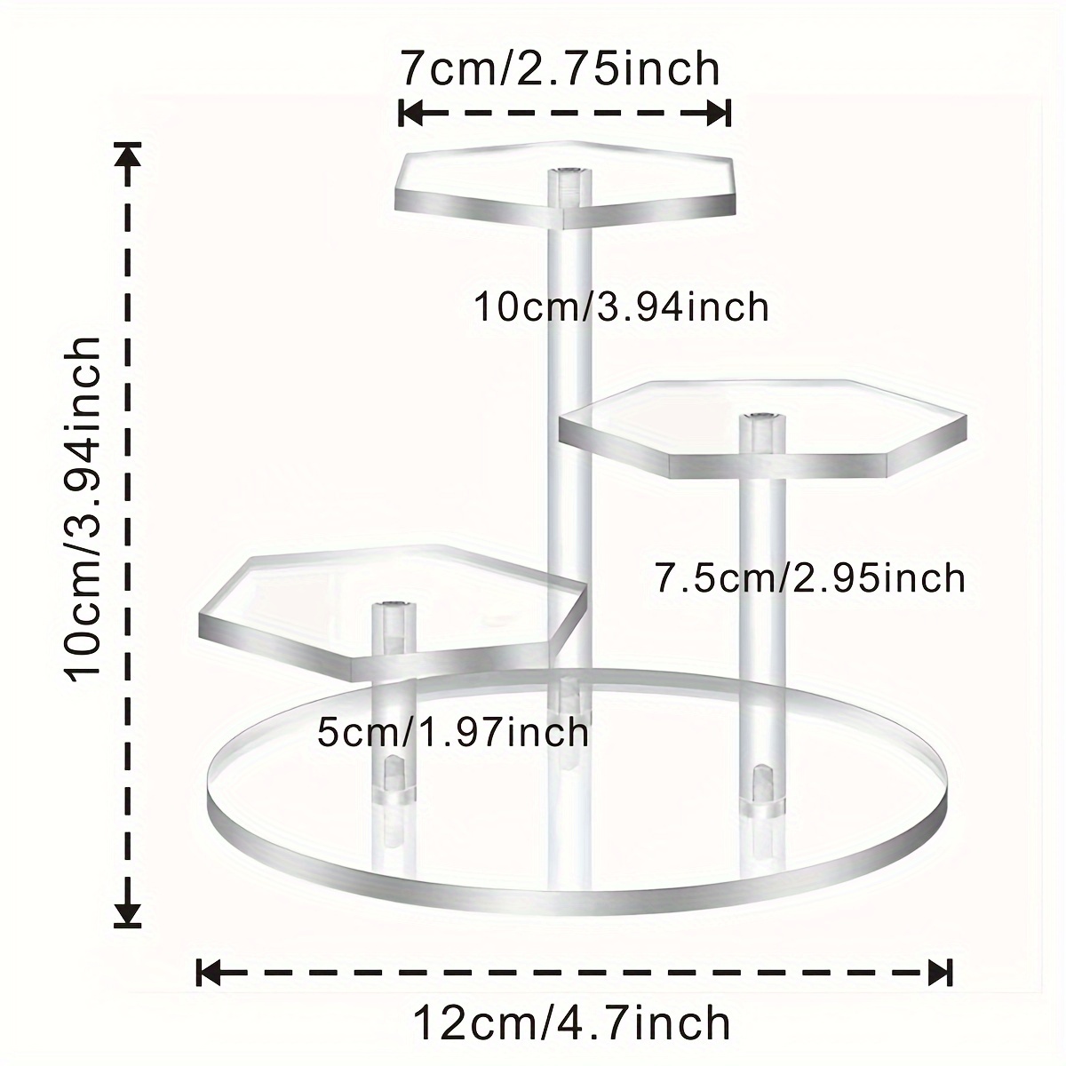 Display Stand - 3/4/7 , & For Figurines, , , Jewelry & Collectibles -