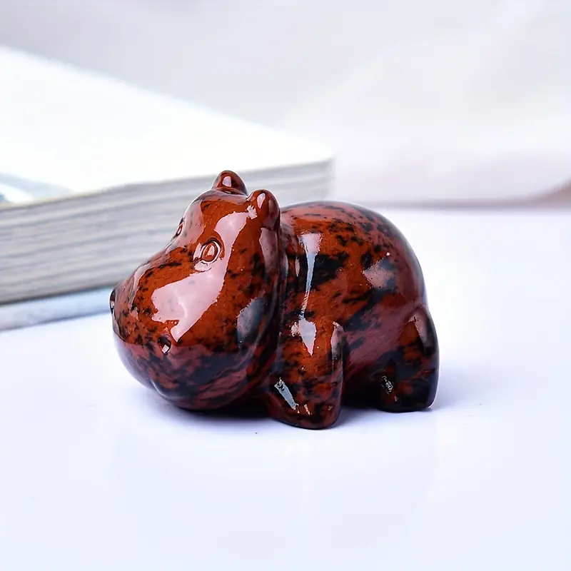 Hand Carved Gemstone Hippos Hand Carved Gemstone Hippos