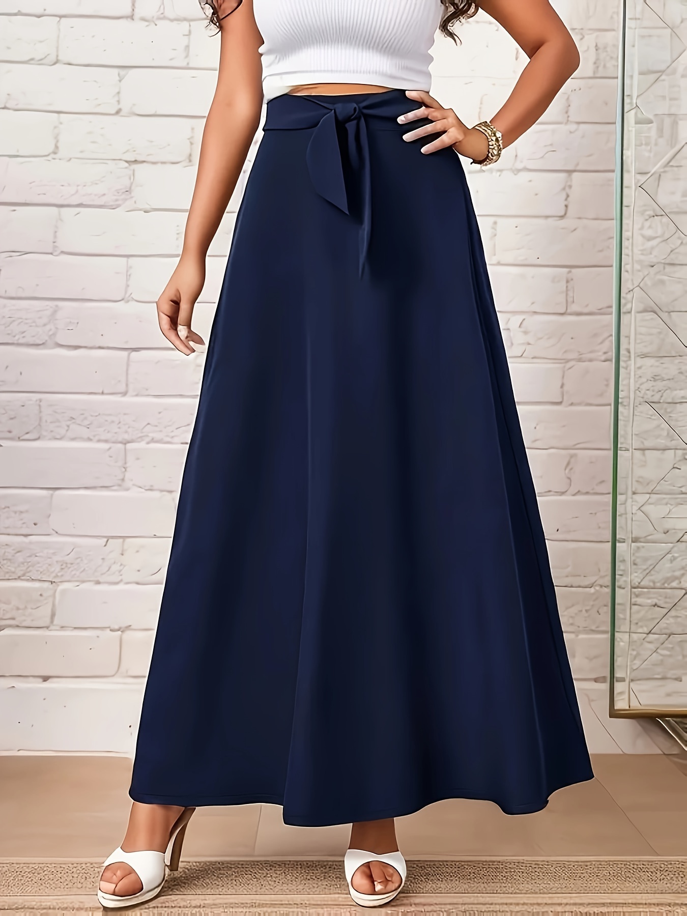 Navy Skirt - Temu United States