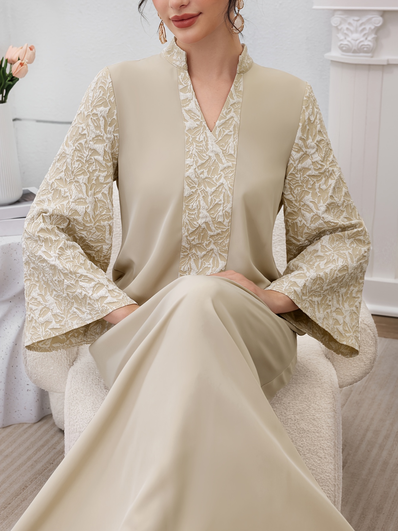 ladies dress in kuwait elegant womens kaftan jalabiya gown dress women's dress_type_Semi-Formal Dresses