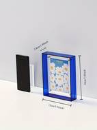 acrylic photo frame set 1pc vertical plastic picture frame for tabletop display oblong transparent frames for wall art certificates posters