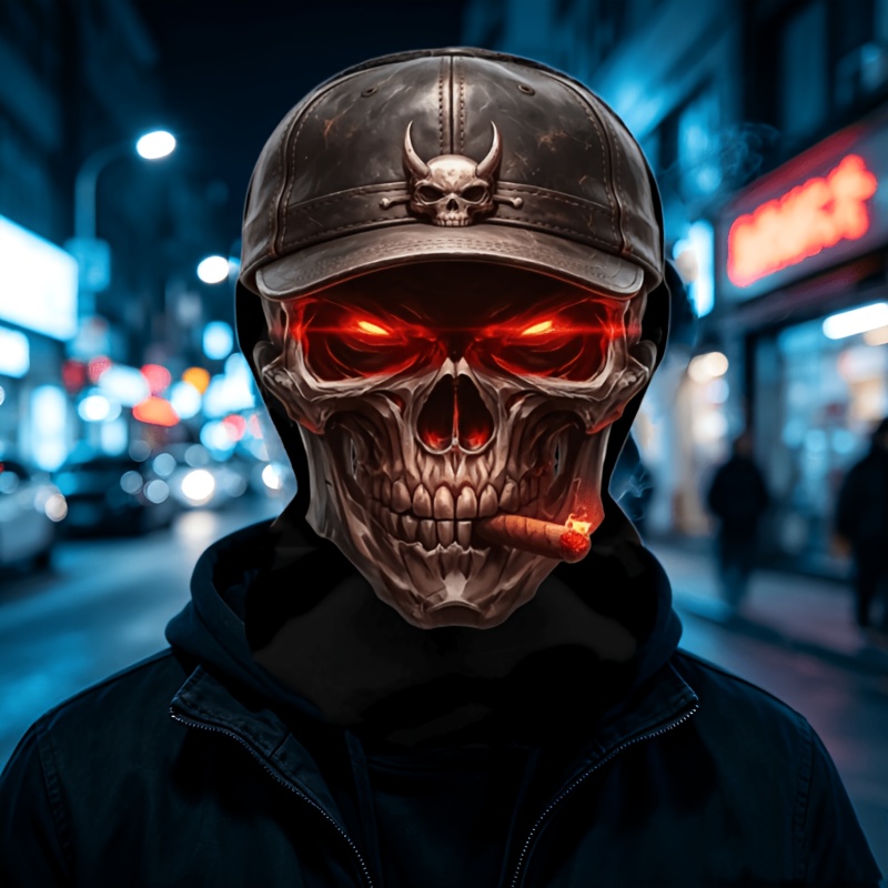 Cool Skull Costume Headpieces for Halloween